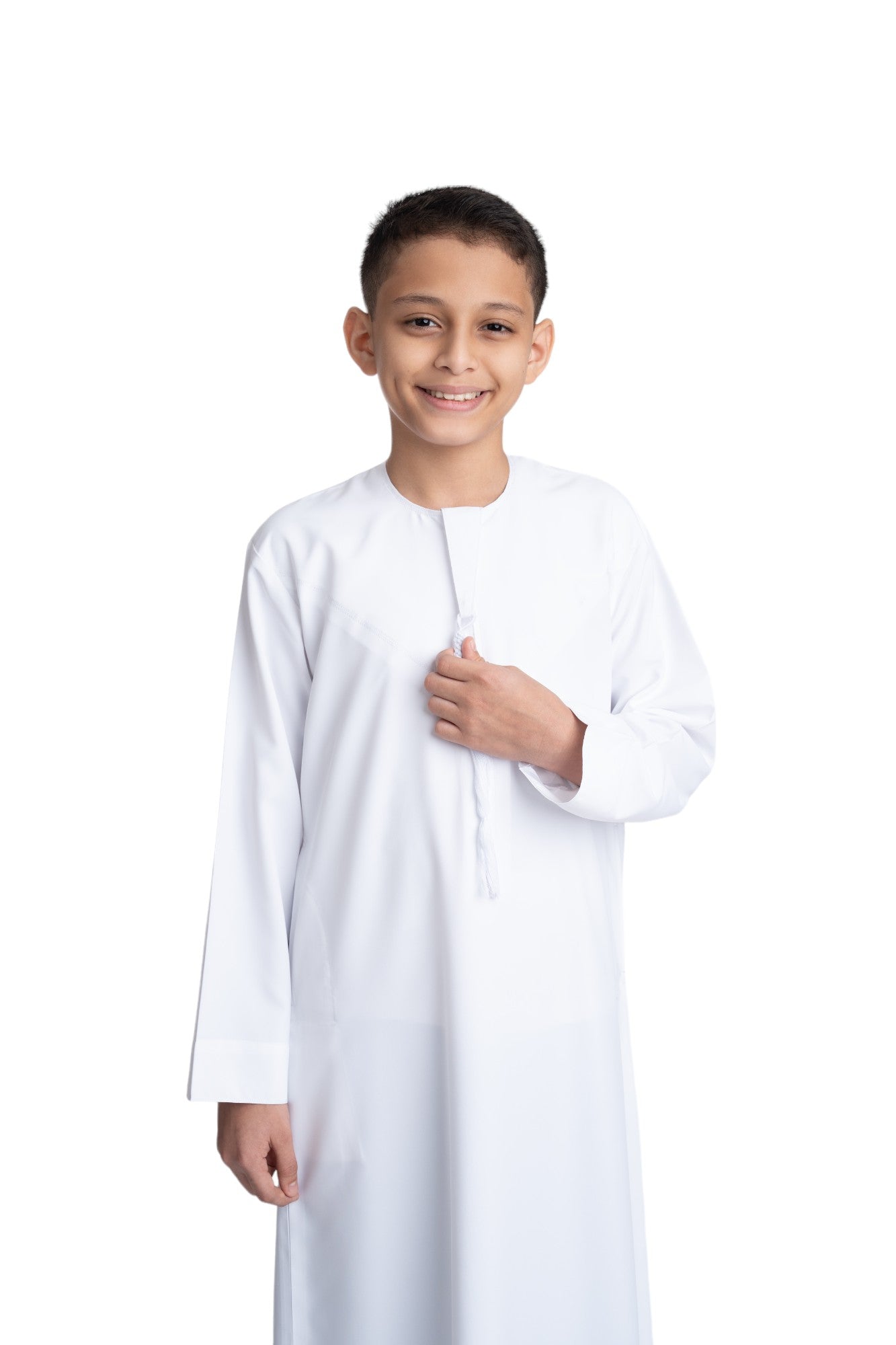Boys White Emirati Jubba Kid's Thobes Hub Alhaya Boys Jubba