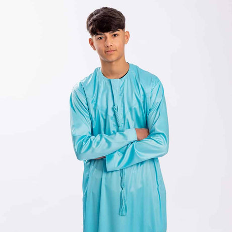 Boys Baby Blue Emirati Thobe