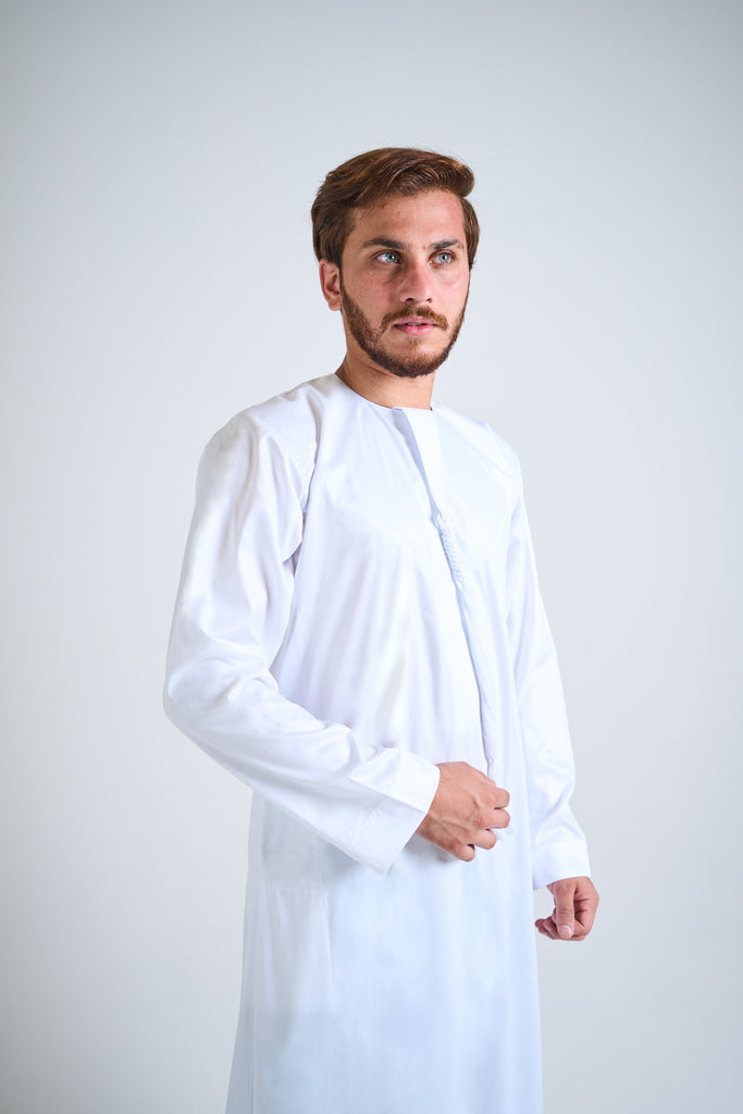 White Jubba | Cheap Thobe | Al Aniq