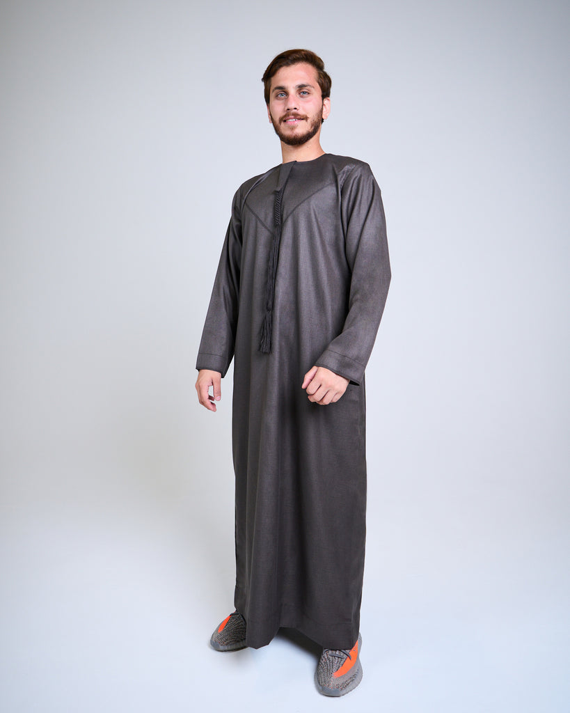 Grey Jubba | Emirati Thobe | Omani Jubba