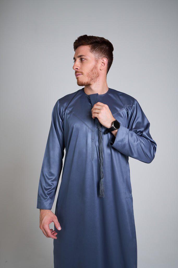 Blue Jubba Close Up | Hub Alhaya UK | Jubbas Near Me