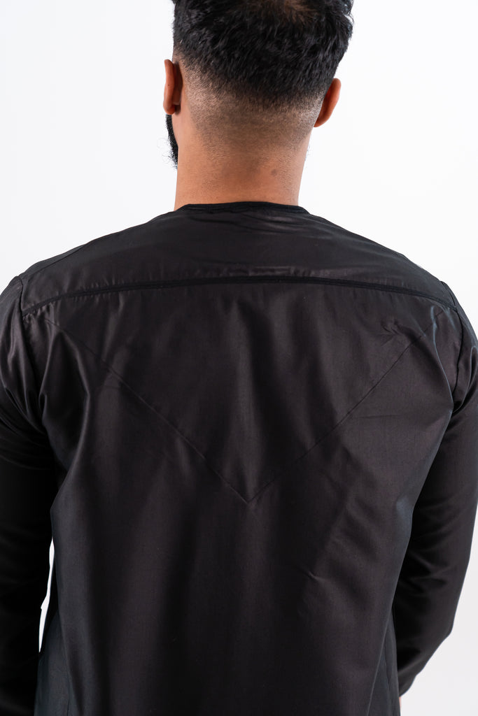 Omani Dishdasha | Black Jubba | Hub Alhaya